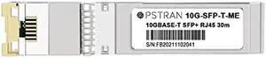 OPSTRAN 10GBASE-T SFP+ to RJ45 Copper Transceiver Module Compatible with Mellanox MFM1T02A-T 10G SFP+ 30m Cat6a/7