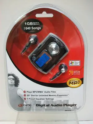 GPX MW3836 1 GB Digital Audio Player
