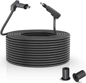 SZSAUTO 150Ft Replacement Cable for Starlink Gen2 V2 Rectangular Satellite - Better Anti-Interference - Extension Cables Wire with Cable Feed Through Bushings for Replace Starlink Gen 2 Cable