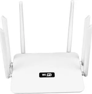 Smart Router, Dual Band 300M Internet Router with 1 WAN Port 4 LAN Ports 6 Antennas, for Smart Devices, Game Consoles, TVs