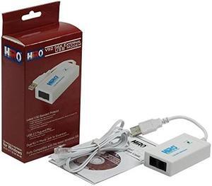 HiRO V92 56K External USB Data Fax Dial Up Internet Modem Dual Port Built in Buzzer Truly Plug n Play Driverless Installation Built in Driver Windows 10, 8.1, 8, 7, 32-bit 64-bit (H50228)