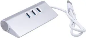 KNACRO 3-Port USB 3.0 Hub with RJ45 10/100/1000 Gigabit Ethernet Converter LAN Wired USB Network Adapter Support System Windows, MAC OS X, Linux (3-Port USB 3.0 with Network Adapter)