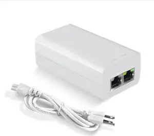 Gigabit PoE+ Injector 30W IEEE802.3at/af Compliant, Supplies PoE(15.4W) or PoE+(30W) Power Over Ethernet Distances Up to 328ft, PoE Injector Adapter for Camera/Access Point/IP Phones, EN30GT