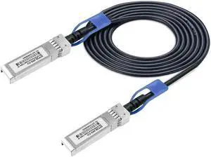 25G SFP+ DAC Twinax Cable,Direct Attach Copper Passive Cable,for Cisco SFP-H10GB-CU4M, Ubiquiti,D-Link,Juniper, Mellanox,Mikrotik, Netgear,Supermicro(4M)
