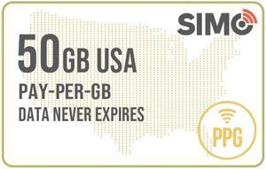 Solis US Pay-Per-GB Card 50GB