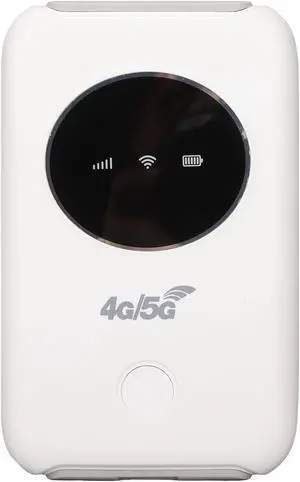 Portable 4G Router, 150Mbps Hotspot CAT4 Mobile Internet Router Travel Router SIM Card With 3200mah Battery,Support 10 User Connections