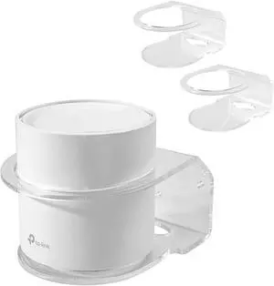 VOMENC Wall Mount Holder for TP-Link Deco X20/X55/Pro/X60/X68 WiFi 6 Mesh WiFi (AX1800/AX3000/AX3600) Whole Home WiFi System, Sturdy Easy Moved Space Saving Wall Mount Holder (2Pack)