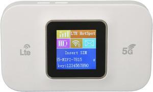 Unlocked Mobile WiFi Hotspot, 4G LTE Router, 300Mbps Unlocked Wireless Mobile WiFi Hotspot Router, Up to 10 Devices Connection