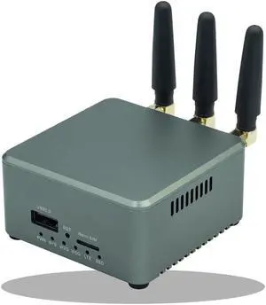 youyeetoo Banana pi R3 Mini Travel Router Board WiFi 6 OpenWRT MediaTek MT7986A 2G DDR RAM 8G eMMC Flash 2X 2.5GbE Port Onboard (Wireless Network for Streaming Media, Games and Other Applications)
