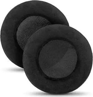BRAINWAVZ XL Micro Suede Memory Foam Earpads for AKG 701 & Many Other Large Over The Ear Headphones - Sennheiser, JBL, Bayerdynamic, HifiMan, ATH, Philips, Fostex, Sony Ear Pads