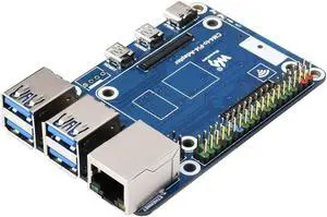 waveshare Compute Module 4 to Raspberry Pi 4B Adapter,Based on Compute Module 4 to Reproduce The Original Appearance of Pi 4 B,Alternative Solution for Raspberry Pi 4B