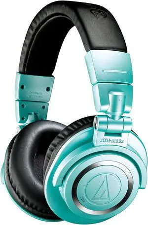 Audio-Technica ATH-M50xBT2IB Wireless Over-Ear Headphones, Ice Blue