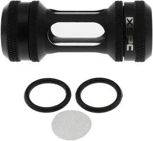 XSPC G1/4" Inline Filter, Matte Black