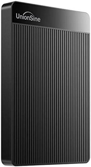 UnionSine 320GB 2.5" Ultra Slim Portable External Hard Drive HDD-USB 3.0 for PC, Mac, Laptop, PS4, Xbox one,Xbox 360,HD-2510(Black)