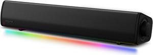 Sound Blaster GS3 Compact RGB Gaming Soundbar with SuperWide technology, Powered via USB, Bluetooth 5.4, Headphone-out port, for PC and Mac