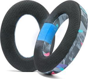 WC Freeze PC38X - Cooling Gel Earpads for Sennheiser PC38X / PC37X / HD599 / HD598/ HD560S / Game ONE & More, Made by Wicked Cushions - Elevate Comfort, Durability, & Sound | 90's Black