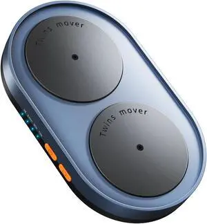 Vaydeer Dual Turntable Mouse Mover, Turbo 3 Mouse Jiggler with Adjustable Intervals, ON/Off Switch, Undetectable & Noiseless Mouse Shaker Simulate Realistic Mouse Movement for Secure Computer Activity