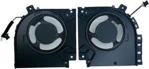 New CPU + GPU Cooling Fan Replacement for Dell Alienware X15 R1 R2 X15 R1 X15 R2 (RTX30) P111F DC5V 082VD4 0V0G61 Series Laptop The Main Fans (CPU + GPU Fan)
