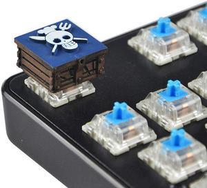 Sucrun One Piece Mechanical Keyboard Keycap Luffy Personality Keycap Nami DIY Handmade Keycap Chopper Artisan keycap for Mechanical Gaming Keyboard(Cherry switches) (Sanji)