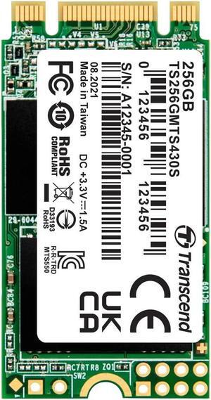 Transcend TS256GMTS430S 256GB M.2 2242 SATAIII B+M Key MTS430S Solid State Drive