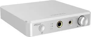Topping A50 III NFCA Headphone amp Pre-Amplifier - SE/BAL Input 6.35mm Single-end 4.4mm Balanced Jack 3500mW x2 Powerful Output (A50III Silver)