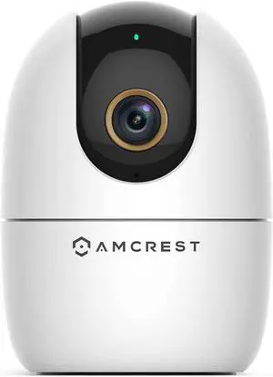 Amcrest 4MP WiFi Camera Indoor Camera, Sound & Baby Monitor, Human & Pet Detection, Motion-Tracking, w/ 2-Way Audio, Phone App, Pan/Tilt Wireless IP, Night Vision, Smart Home ASH41-W