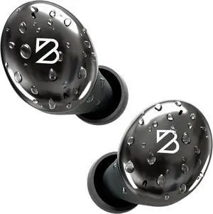 Tempo 30 Wireless Earbuds for Small Ears with Premium Sound, Comfortable Bluetooth Ear Buds for Women and Men, Black Earphones for Small Ear Canals with Mic, IPX7 Sweatproof, Long Battery, Loud Bass