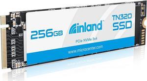 INLAND TN320 256GB NVMe M.2 PCIe Gen3x4 2280 Internal Solid State Drive SSD - Up to 2000 MB/s, 3D NAND, Storage and Memory for Laptop & PC Desktop
