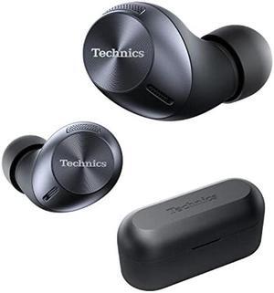 Technics True Wireless Multipoint Bluetooth Earbuds with Microphone, HiFi, Clear Calls, Long Battery Life, Lightweight Comfort Fit, Alexa Built In, EAH-AZ40-K (Black)