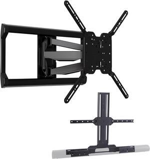 SANUS Full Motion TV Mount for Screens Up to 90" w/Sonos Arc Soundbar Mount