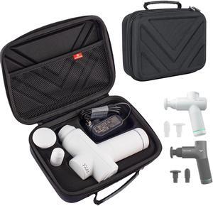 BUBM Carrying Case Compatible for Hypervolt Go 2/Hypervolt Go Travel Storage Organizer Hard Shell Bag fits for Hyperice Hypervolt GO and Go 2 Massage Gun Device