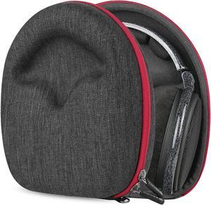 Geekria Shield Headphones Case Compatible with Sennheiser HD 598, HD 660S2, HD 660S, HD 490 PRO Plus Case, Replacement Hard Shell Travel Carrying Bag with Cable Storage (Dark Grey)