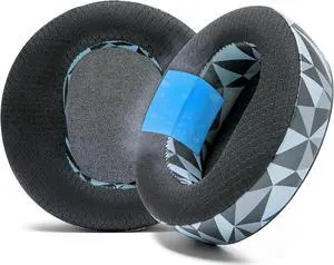 WC Freeze Maxwell - Cooling Gel Replacement Earpads for Audeze Maxwell Headphones by Wicked Cushions - Elevate Comfort, Durability, Thickness & Sound Isolation for Epic Gaming Sessions | Geo Grey