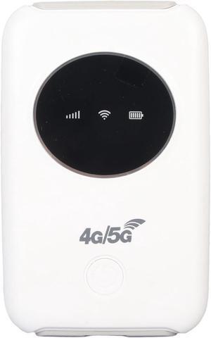 4G LTE Hotspot Router, 300Mbps Unlocked Mobile 5G Hotspot Device with SIM Card Slot, Portable 4G LTE USB Modem Router for Travel Up to 10 Users