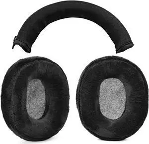 Replacement Repair Parts Suit Velour Ear Pad and Headband Pad Compatible with Audio Technica M30 M40 M50 M50X M50S M40X Headphone