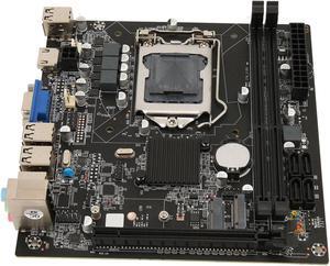 H61 V301 ITX Motherboard, Dual Channel DDR3, HD Output, LGA1155 Socket Support, 4 + 24Pin Multi Phase Power, 6xUSB2.0, 4xSATA2.0, M.2 NVMe, for Core i7/i5/i3, Pentium
