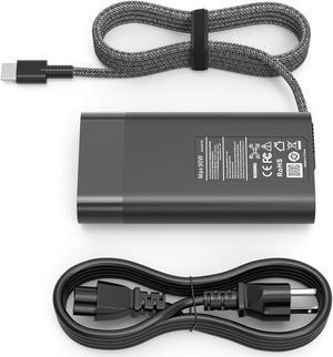 90W USB C Laptop Charger for HP Envy 17-cw0097nr 17t-cr100 17t-cw000 15t-fe000 HP Spectre X360 15-BL000 15-CH000 HP Pavilion Plus 14 14t-eh100 14-eh0097nr 904082-003 904144-850 TPN-DA08 Power Adapter