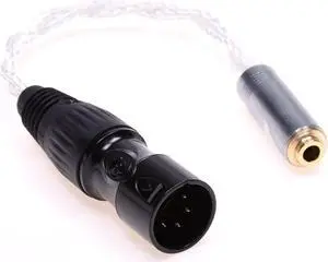 GAGACOCC 16 Cores Silver Plated 4Pin XLR Male to 4.4MM Female Balanced Audio Cable for Sony NW-WM1Z 1A MDR-Z1R TA-ZH1ES PHA-2