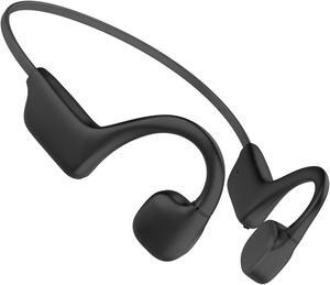 Bone Conduction Headphones Bluetooth, Wireless Headset Waterproof Open Ear Bone Conducting Headphones Wireless Bluetooth 5.2 Sports Earbuds Bone Induction Headphones with Mic for iPhone Android