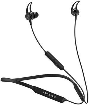 MORMOQUE G5 Neckband Bluetooth Headphones,with Microphone Wireless Earphone,HiFi Deep Bass Earbuds,Magnetic Metal Headset,IPX5 Sweatproof 36Hrs Playtime for Sports Music Phone Call
