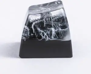 REDQIN Artisan Keycaps The Great Wall Shape SA Profile Handmade Keycap Escape Keycap Resin for Mechanical Keyboard