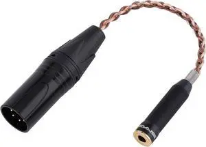 SIVGA P- Replacement 6N OCC 4 PIN XLR Male to 4.4MM Female Headphone Audio Adapter