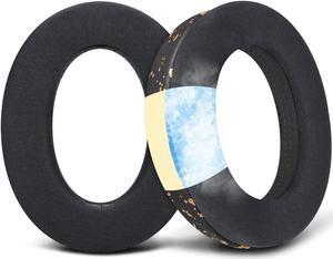 SOULWIT Ear Pads for Sennheiser HD599/HD598/SE/CS/SR/HD595/HD569/HD560S/HD558/HD518/Game Zero/G4ME Zero, Earpads Cushions for PC37X/PC38X/PC350/PXC350/PXE350/PC360/HD380- HD598 CG Black Gold