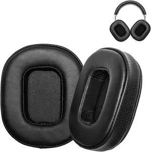 Voarmaks Genuine Lambskin Real Leather Ear Pads Foam Cushion Compatible with Oppo PM1 PM2 Headphone Sheepskin