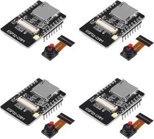 AEDIKO 4pcs ESP32-CAM Development Board 2.4GHz WiFi + BT/BLE Module with OV2640 Camera Module