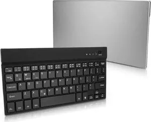 BoxWave Keyboard Compatible with Kindle Fire HDX 8.9 (3rd Gen 2013) - SlimKeys Bluetooth Keyboard - with Backlight, Portable Slim LED 7 Colors - Jet Black