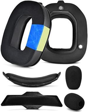 A50 Gen 3 Mod Kit - defean Replacement Earpads and Headband Compatible with Astro A50 Gen 3 Headset,Ear Cushions, Upgrade High-Density Noise Cancelling Foam, Added Thickness (Black Silky Cool Fabric)
