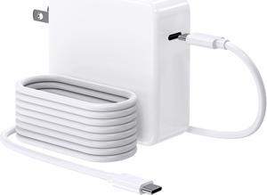 Mac Book Pro Charger-100W USB C Charger Fast Charging for MacBook Pro/MacBook Air 16 15 14 13 Inch,iPad Pro and All USB C Device,Travel Computer Power Adapter Cord with 5A USB C-C Charger Cable