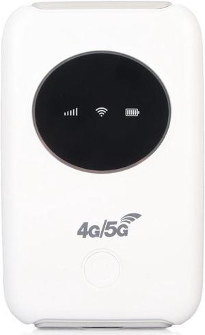 EBTOOLS 4G LTE USB WiFi Modem, 300Mbps Unlocked Mobile 5G WiFi Router with 10 Users, Travel Portable WiFi Hotspot Built in 3200MAh with SIM Card Slot