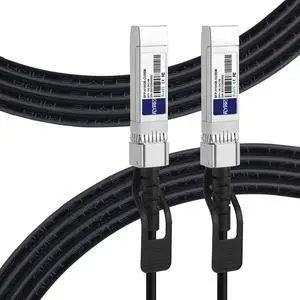 FLYPROFiber- 10G SFP+ DAC Twinax Cable, 5M/16.4ft Passive Direct Attach Copper Twinax, for Cisco SFP-H10GB-CU5M, Uiquiti, Netgear, Mikrotik, D-Link, Intel, Supermicro and More